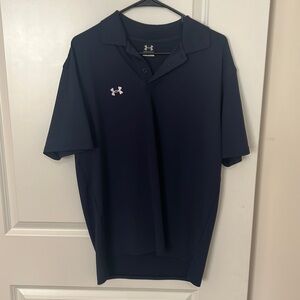 Dark Blue Under Armour Polo size S